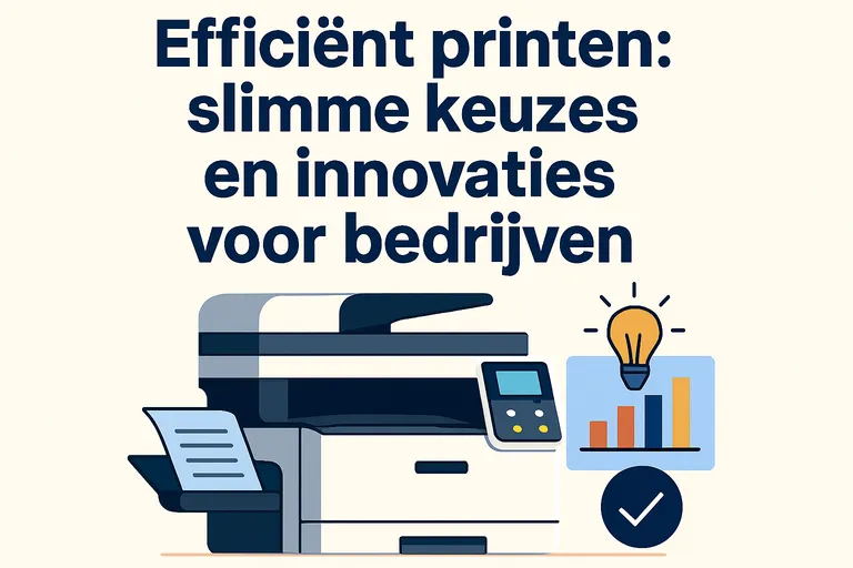 Efficiënt printen: slimme keuzes en innovaties voor bedrijven