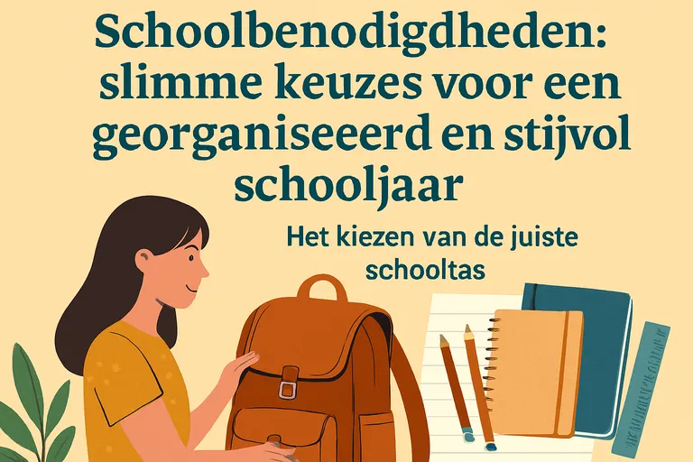 Schoolbenodigdheden: slimme keuzes voor een georganiseerd en stijlvol schooljaar