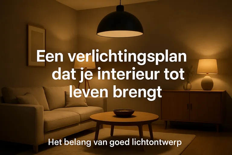 Een verlichtingsplan dat je interieur tot leven brengt